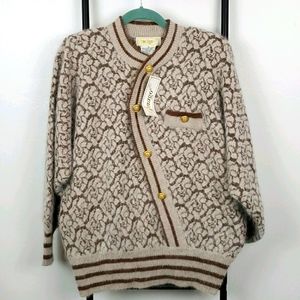 Vintage Imango sweater angora blend women  size M New knit grunge holiday style